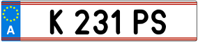 Truck License Plate